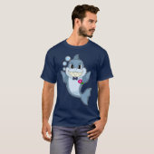 T-shirt Requin garçon d'honneur nœud papillon mariage (Devant entier)