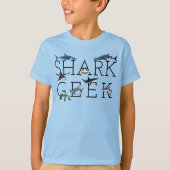 T-shirt Requin geek (Devant)