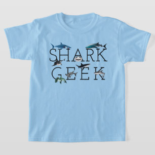 T-shirt Requin geek