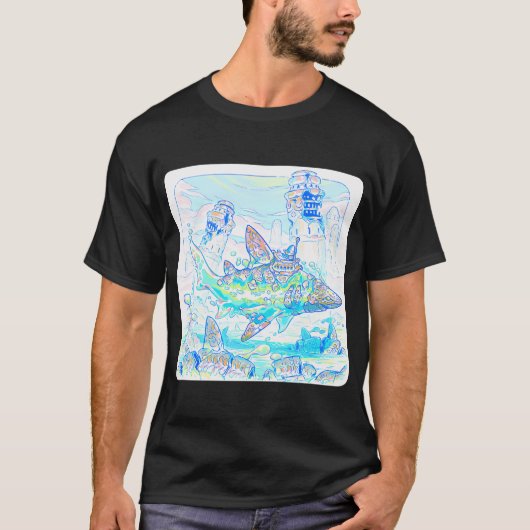 T-shirt Requin Golem (Devant)