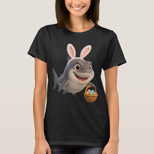 T-shirt Requin grande-gueule de Pâques (Devant)