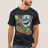 T-shirt Requin hors de l'eau (Devant)