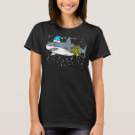 T-shirt Requin juif Menorah Hanoukka Chanukah<br><div class="desc">Requin juif Menorah Hanoukka Chanukah</div>