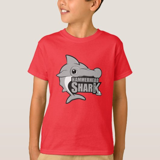 T-shirt Requin. Le requin de poisson-marteau badine la (Devant)