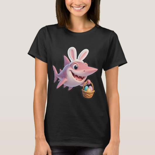 T-shirt Requin lutin de Pâques (Devant)