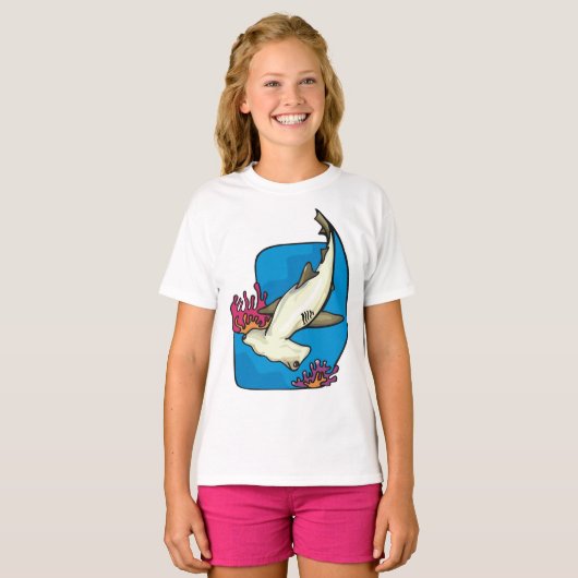 T-shirt requin marteau (Devant entier)