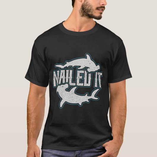 T-shirt Requin marteau à cloué (Devant)