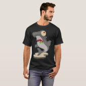 T-shirt requin marteau Halloween Zombie (Devant entier)