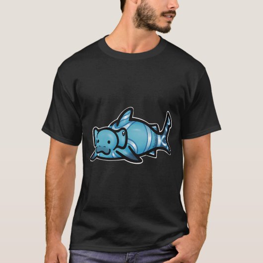 T-shirt requin-marteau hybride phoque mignon version4 (Devant)