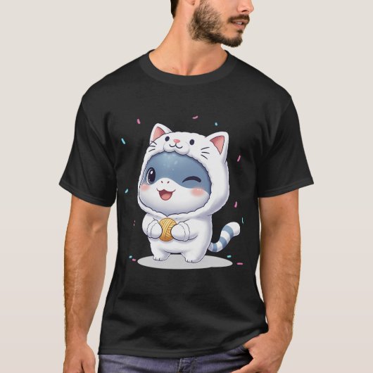 T-shirt Requin Miaou (Devant)