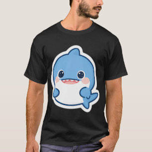 T-shirt Requin Mignon Kawaii Ami Océan Adorable