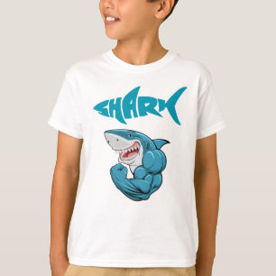 T-shirt requin muscle