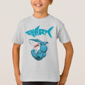 T-shirt requin muscle (Devant)