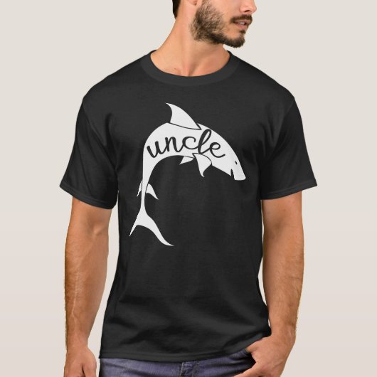T-shirt requin oncle (Devant)