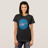T-shirt Requin pixel sous-marin (Devant entier)