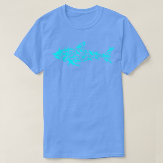 T-shirt Requin PoissonPoissonHammerhead Requin mousseuxReq (Design devant)