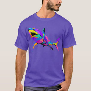 T-shirt Requin Pop Art vintage