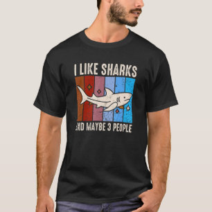 T-shirt Requin Pour Enfants Hommes Femmes Animal Shark Stu