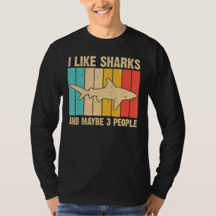 T-shirt Requin Pour Enfants Hommes Femmes Requin Animal St