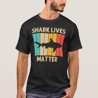 T-shirt Requin Pour Hommes Femmes Tigre À Tête De Marteau 