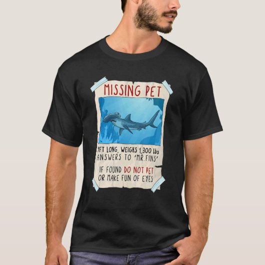 T-shirt Requin requin Hammerhead Tee Shark 1 (Devant)
