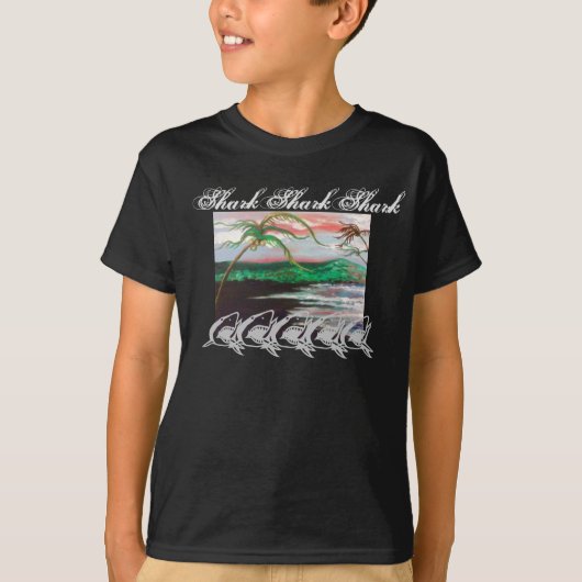 T-shirt Requin requin requin (Devant)
