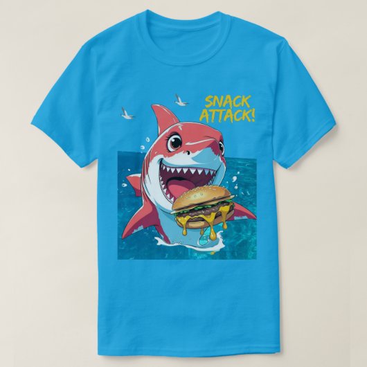 T-shirt Requin Snack Attack (Design devant)