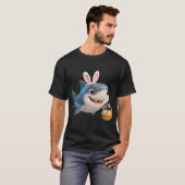 T-shirt Requin taupe de Pâques (Devant entier)