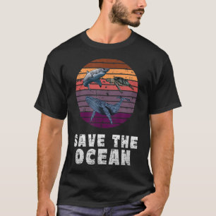 T-shirt Requin, Tortue de mer, Baleine, Protection De l'en