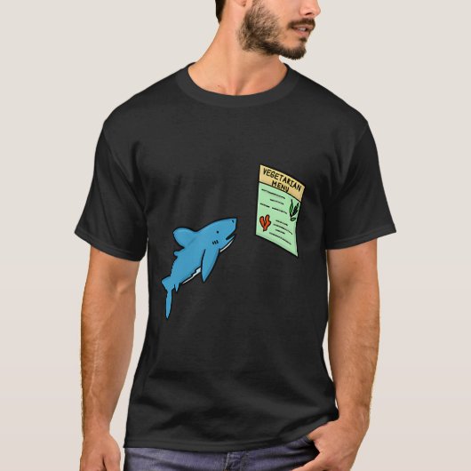 T-shirt Requin Végétal (Devant)