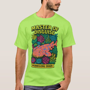 T-shirt Requin Wobbegong au camouflage de corail