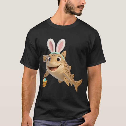 T-shirt Requin zèbre de Pâques (Devant)