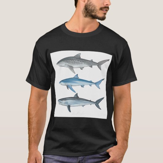 T-shirt requins (Devant)