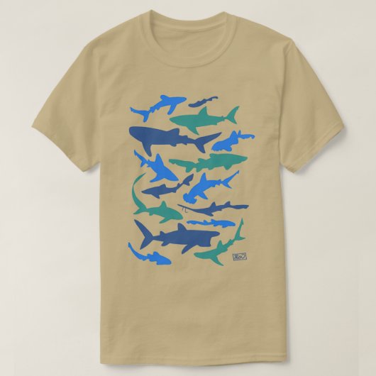T-shirt Requins 1 (Design devant)