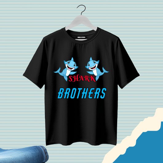 T-shirt Requins bleus