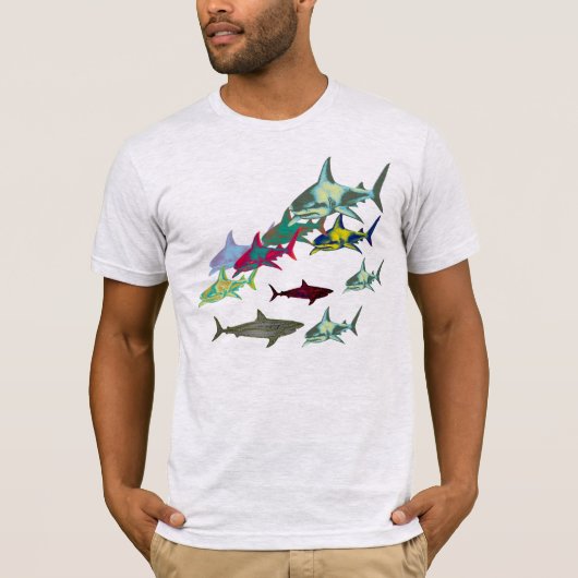 T-shirt Requins cool (Devant)