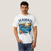 T-shirt Requins d'Hawaii (Devant entier)