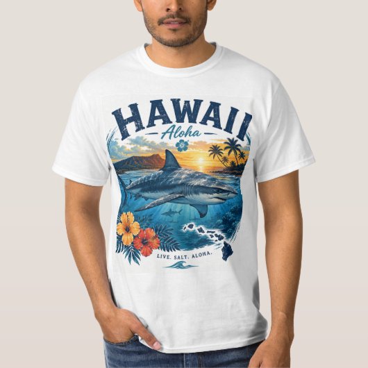 T-shirt Requins d'Hawaii (Devant)