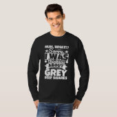 T-shirt Requins gris récif (Devant entier)