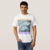 T-shirt Requins rétro (Devant entier)