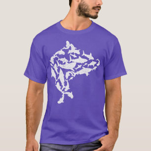 T-shirt Requins rétro animaux marins Requin océanique