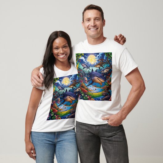 T-shirt Requins : venir vers vous (Unisexe)
