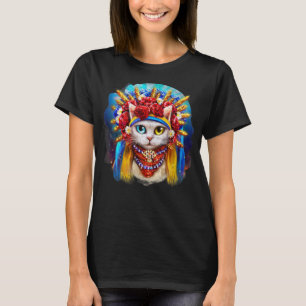 T-shirt Rero Cat Ukraine Chemise Vintage 90s Femmes ukrain