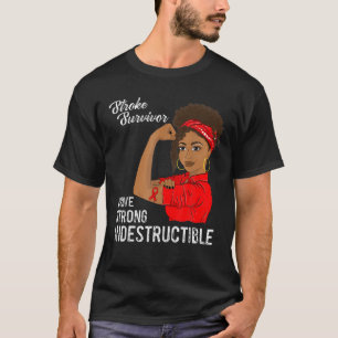 T-shirt Rescapé d'Accident Vasculaire Cérébral Guerrier In