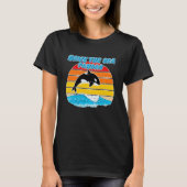 T-shirt Rescue Killer Whale Orcas Save The Sea Pandas Mari (Devant)