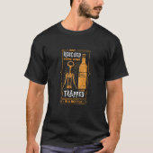 T-shirt Rescue Wine Trapped In Bottle Resolution Decisions (Devant)