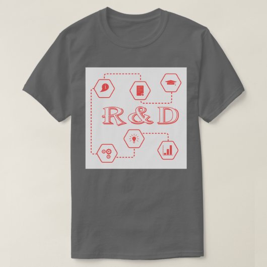 T-shirt Research and development concept 1 (Design devant)
