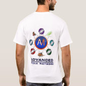 T-shirt Réseau avancé de médias (Dos)