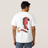 T-shirt Réseau Dragon eats meat (Dos entier)