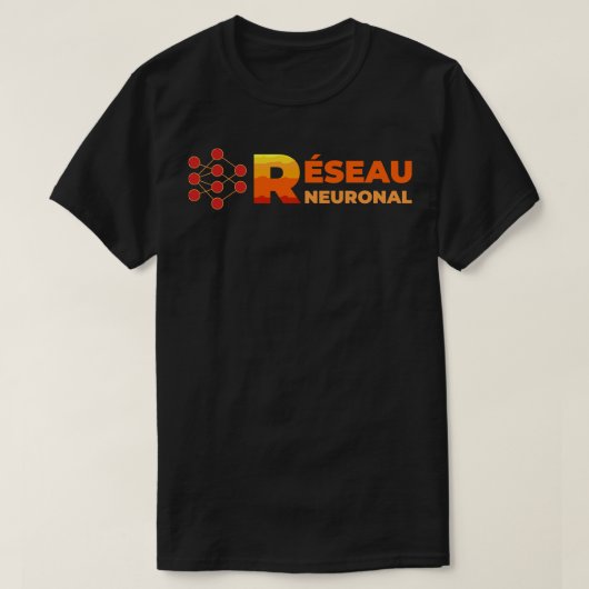 T-shirt Réseau neuronal (Design devant)